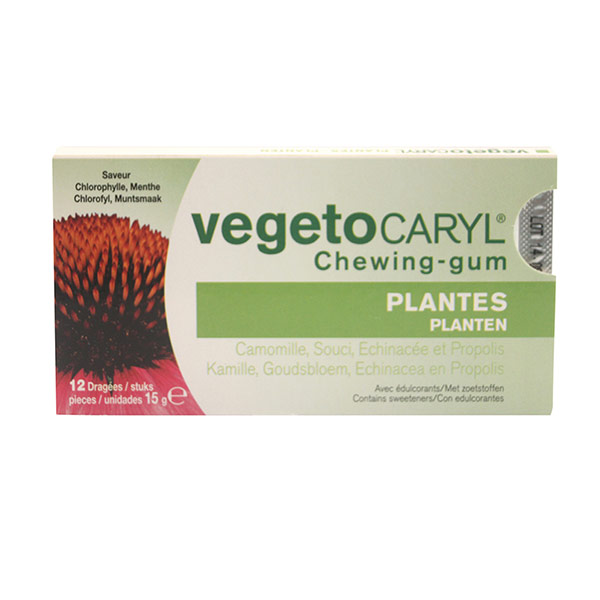 VEGETOCARYL Chewing gum Plantes (Haleine Fraîche)