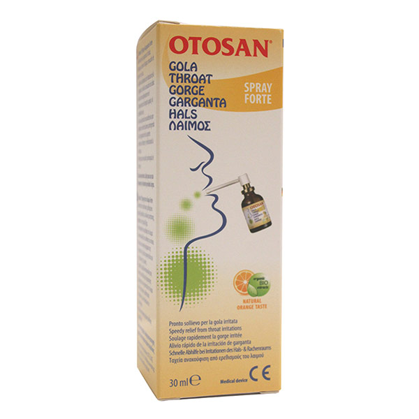 OTOSAN Spray oral Forte gorge